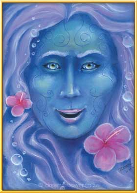Luari is a Spirit Guide to a Kahuna healer, and she is one with the ocean granting healing to all in need - completed 22 October 2016